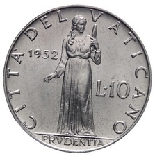 DN - Vaticano - 10 lire 1952 -