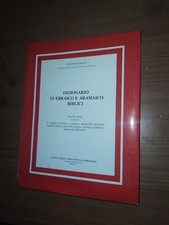 DIZIONARIO DI EBRAICO E ARAMAICO BIBLICI PHILIPPE REYMOND ALBERTO SOGGIN