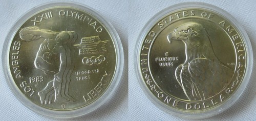 Moneta argento dollaro - argento, 1