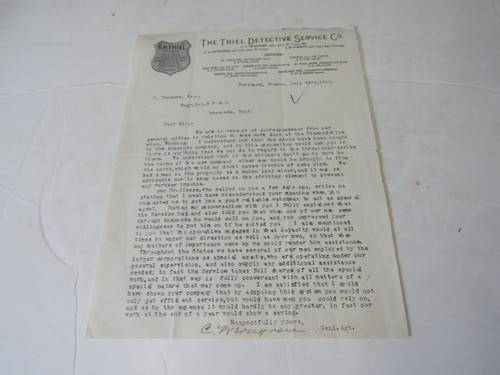 1898 thiel detective - 1898, service