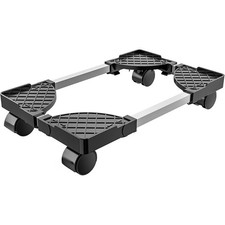 Base Mobile Carrello Ruote PC Vasi Fioriere Pesanti Mobili Regolabile 53-75cm