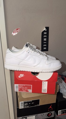 Nike dunk low triple - nike, bianche