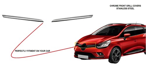 Chrome front grill - cover, for