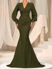 Abito a sirena in chiffon