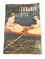 Lunario agosto 1955 libretto da collezione vintage con scritte edizioni domus