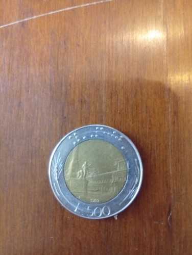 Moneta 500 lire del - 1987, con