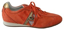 Scarpe ALBERTO GUARDIANI sneakers donna arancione con logo borchie s. EU39 / US8,5