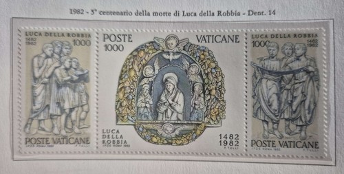 1982 vaticano blocco mosaico - vaticano,