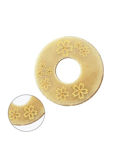 Accessori tsuba kendo pelle - accessori,