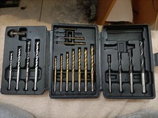 KIT SET 18+fresa PUNTE METALLO FERRO LEGNO  MURO SERIE PER TRAPANO AVVITATORE