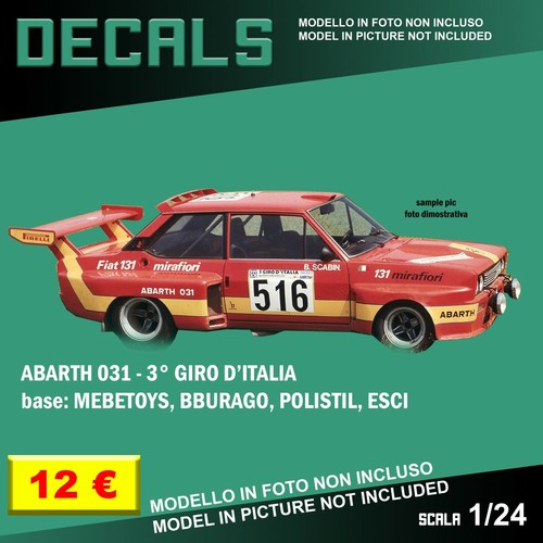 Decals repro abarth 031 - abarth,