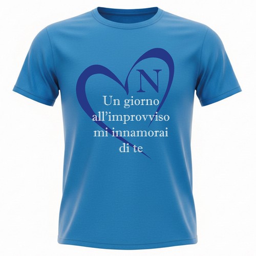 Maglietta azzurra giorno - maglietta,