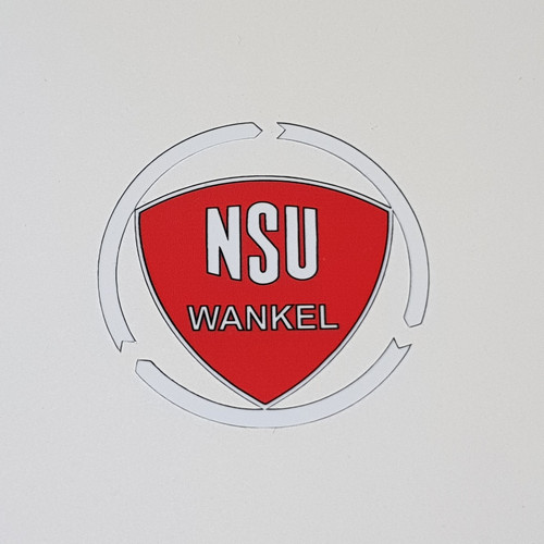 Nsu wankel adesivo 65 mm - wankel,