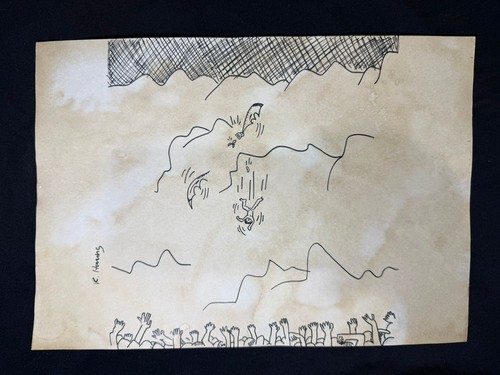 Keith haring disegno quadro - haring,