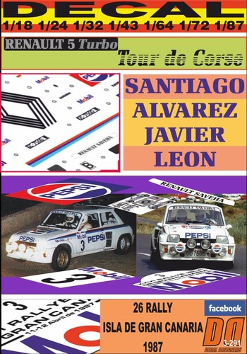 Decal renault turbo tdc - decal,