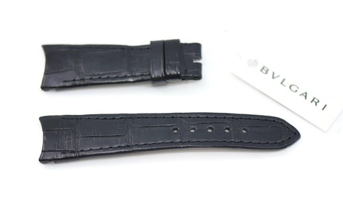 Bulgari black leather - black,
