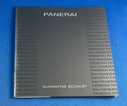 Panerai guarantee instruction - panerai,
