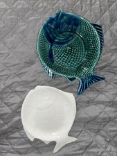 Vintage Olfaire Majolica Fish