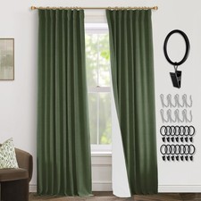 Set Pannelli Tende Verde Oliva