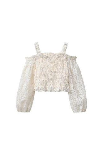 Top blusa zara ragazza spalle - blusa,