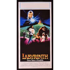 locandina LABYRINTH David Bowie Jennifer Connelly Jim Henson B76