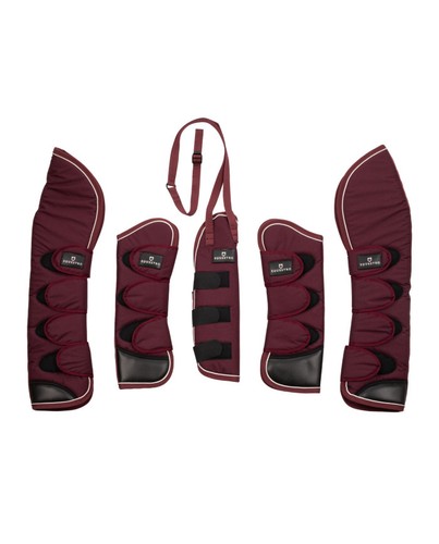 Equestro set pony - equestro, burgundy