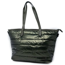 Borsa verde piumino grande da