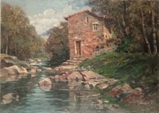 Pieri Francesco Maria Olio Su Tela 50 X 70 