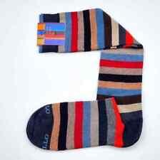 Calze Gallo Collection Rigate Lunghe Cotone Antracite - Oceano Socks Taglia Uni