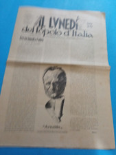 1922 MUSSOLINI PREDAPPIO PIERO CALAMANDREI MARCIA SU ROMA GAGLIARDETTI FASCISTI