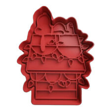 Snoopy Natale formina tagliabiscotti cookie cutter natalizi 8cm
