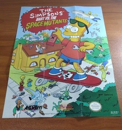 Nes nintendo simpson - bart, vs