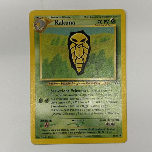 Carta pokemon kakuna - carta,