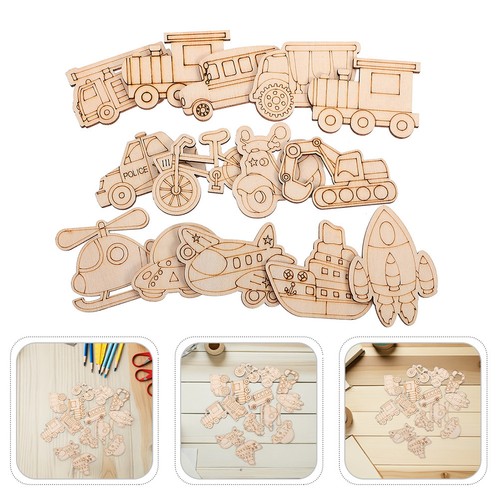 100 pezzi ritagli legno - pezzi, di