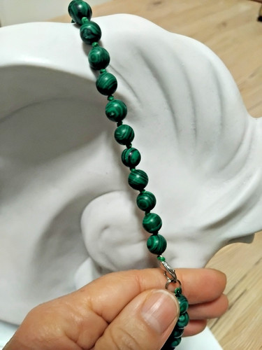 Collana malachite nuova - in,