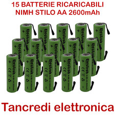 15x BATTERIA RICARICABILE