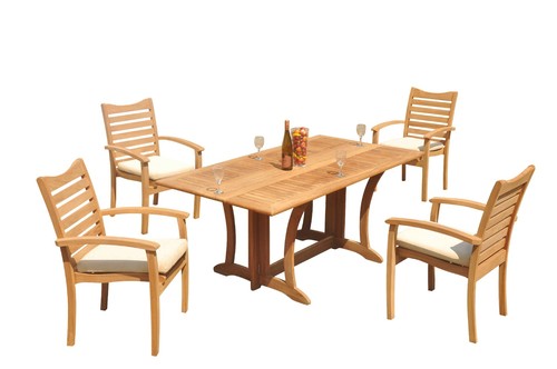 Set pranzo 5pz grado - 5pz, teak