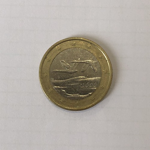 Moneta euro cigni finlandia - moneta,