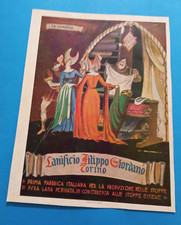 PUBBLICITA'  1930 LANIFICIO FILIPPO GIORDANO STOFFE LANA AUTARCHIA ROVERONI ADV