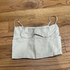 ZARA Babydoll Corsetto Crop