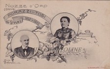 NOVARA: 1903 Nozze d'Oro Porazzi - Tosi  - dis. Rinaldo Sampugnani