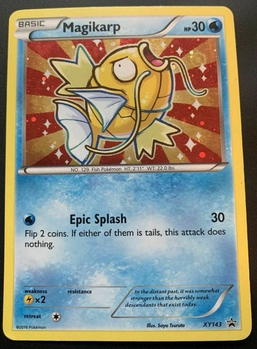 Gold magikarp holo promo black - magikarp,
