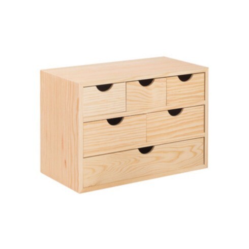 Cassettiera legno mini 6 - in,