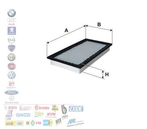 Filtro aria dodge caliber - aria,
