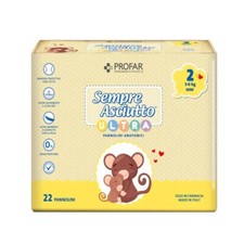 Profar Sempre Asciutto - Pannolini ultra mini Taglia 2 3-6Kg, 22 pannolini