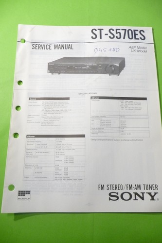 Manuale servizio per sony - di,