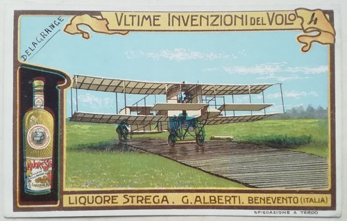 Cartolina liquore strega - liquore,