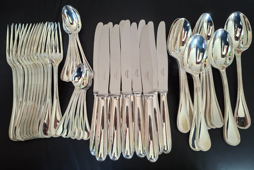 Christofle perles silverplated - christofle,