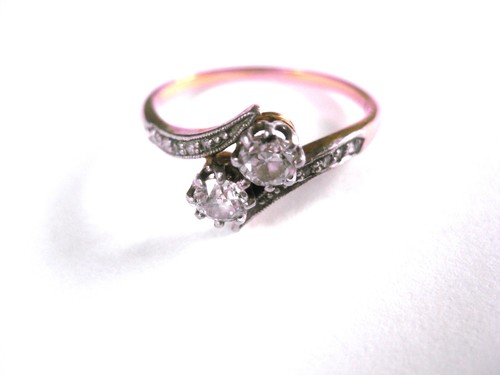 Antico anello oro - antico, con