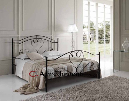 Letto ferro battuto modello - ferro,